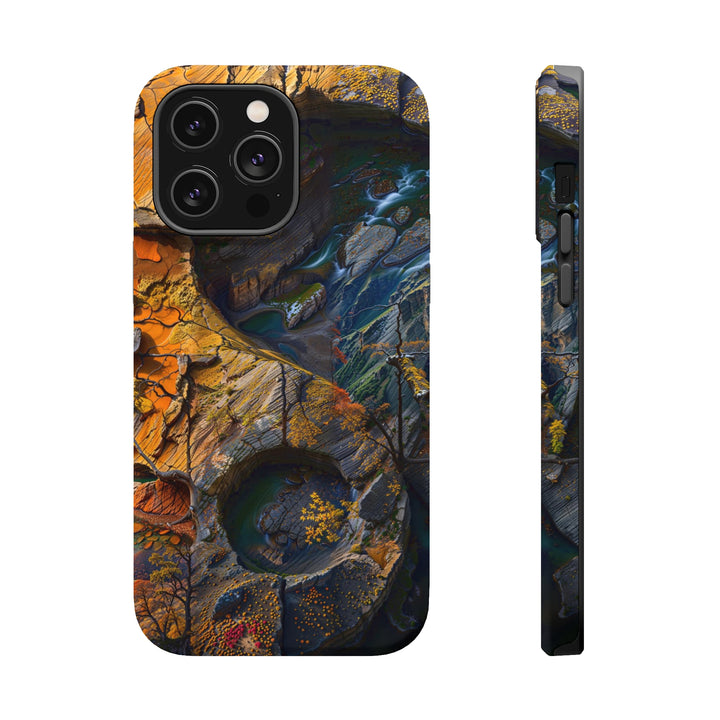 Autumn Geometric Contrast - MagSafe Tough Case