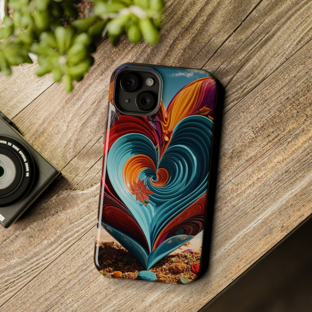 Vibrant Heart Spiral - MagSafe Tough Case