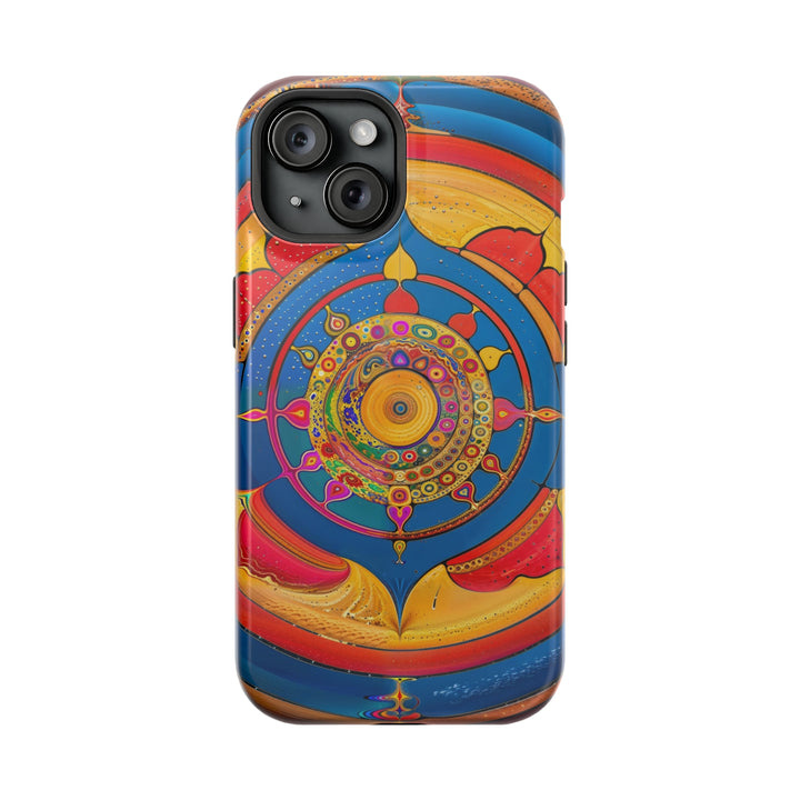 Vibrant Cosmic Spiral - MagSafe Tough Case