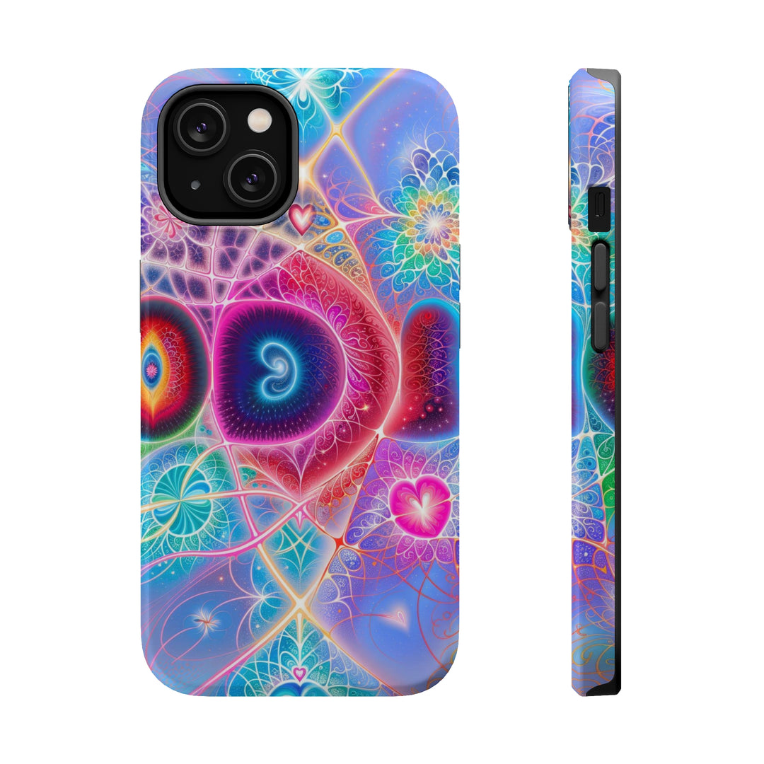 Vibrant Fractal Blossoms - MagSafe Tough Case