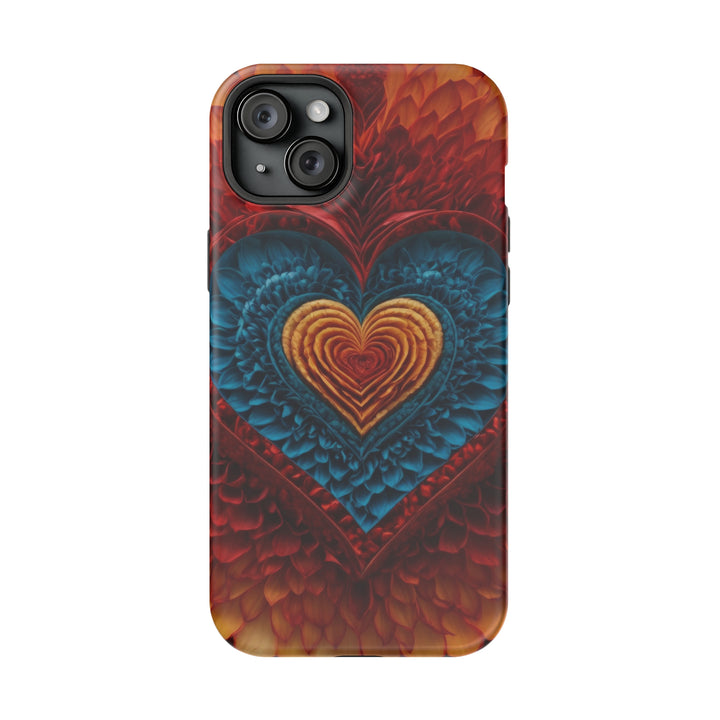 Vibrant Heart Layers - MagSafe Tough Case