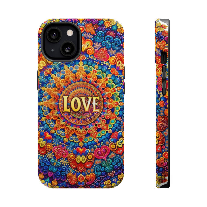 Vibrant Love Mandala - MagSafe Tough Case