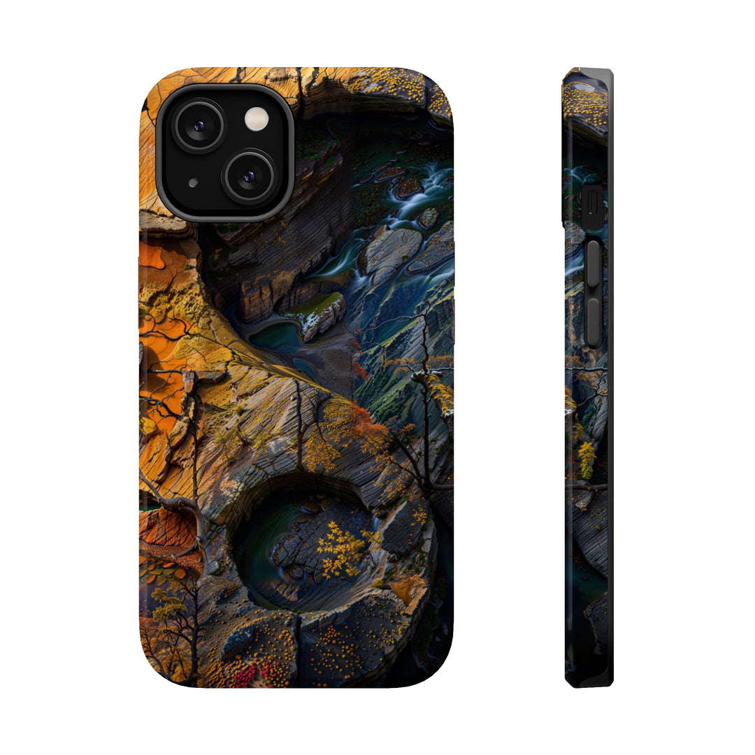 Autumn Geometric Contrast - MagSafe Tough Case