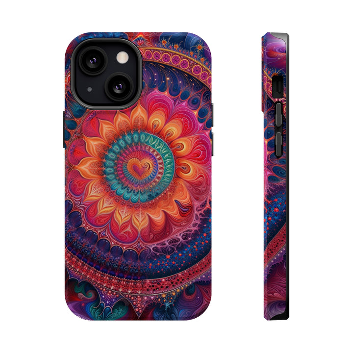 Vibrant Spiral Mandala - MagSafe Tough Case