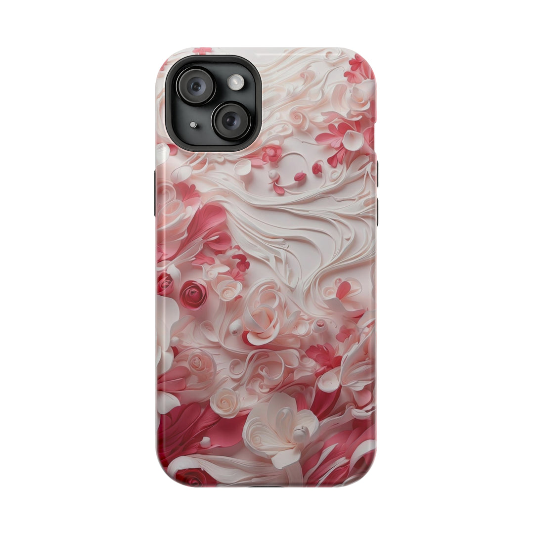 Floral Swirls Abstraction - MagSafe Tough Case