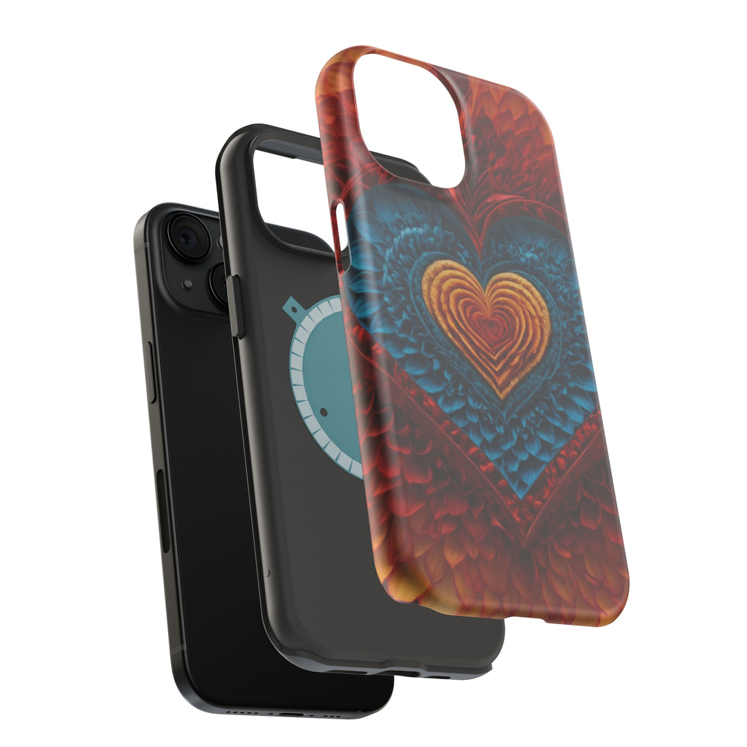 Vibrant Heart Layers - MagSafe Tough Case