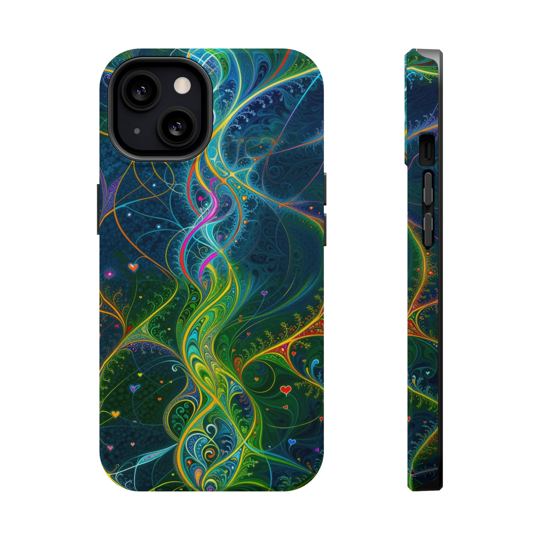 Vibrant Ethereal Swirls - MagSafe Tough Case