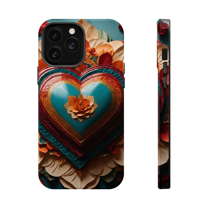 Floral Heart Embrace - MagSafe Tough Case