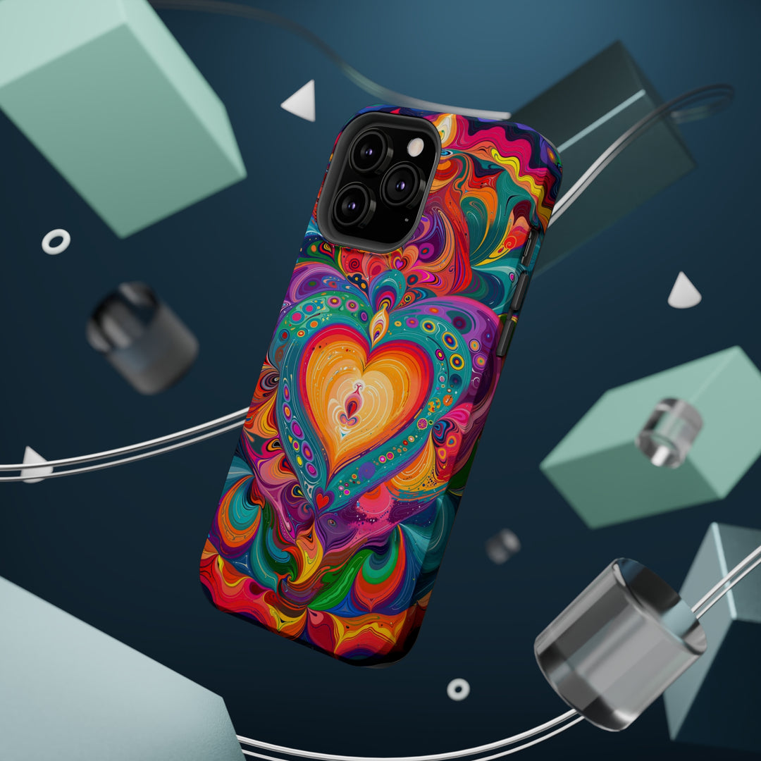 Vibrant Swirling Heart - MagSafe Tough Case