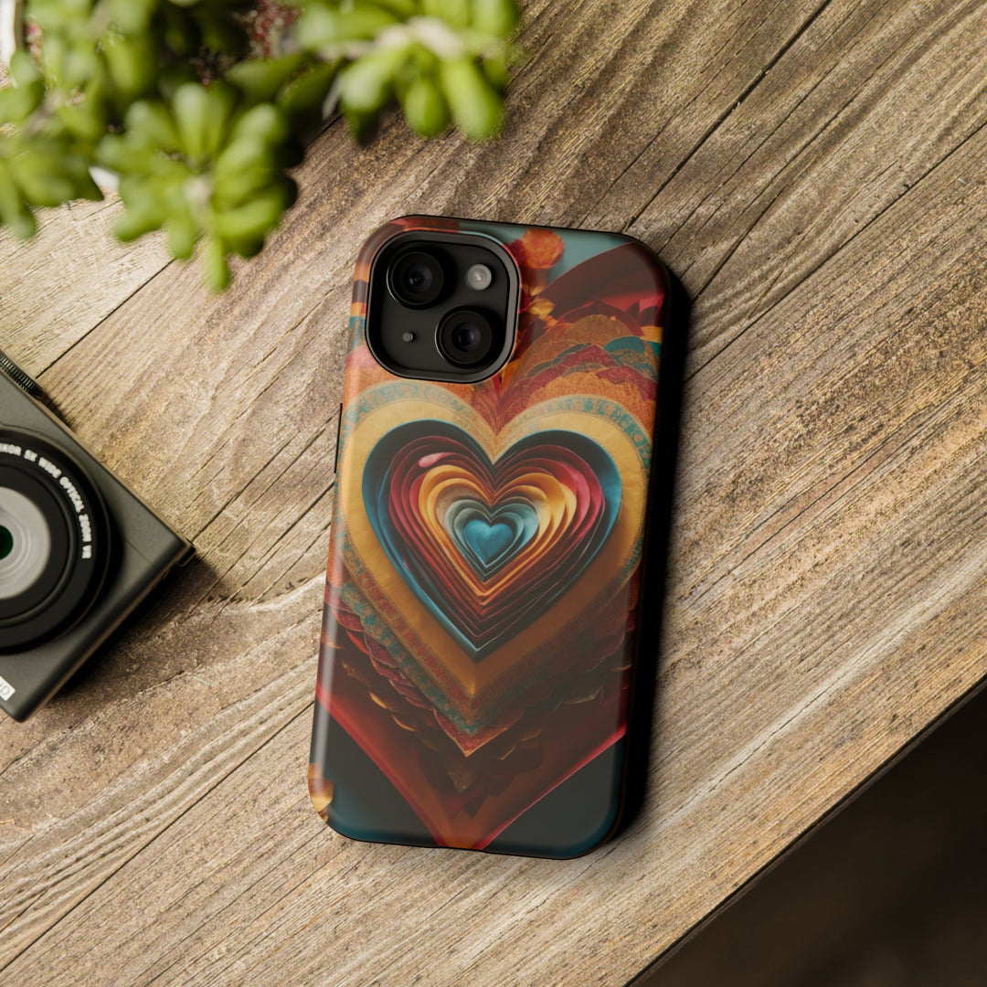 Infinite Layered Hearts - MagSafe Tough Case