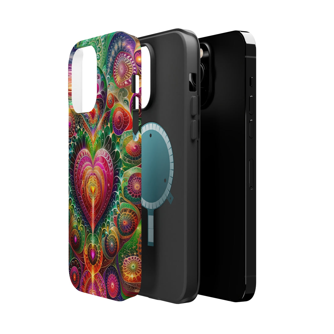 Kaleidoscopic Heart Symphony - MagSafe Tough Case