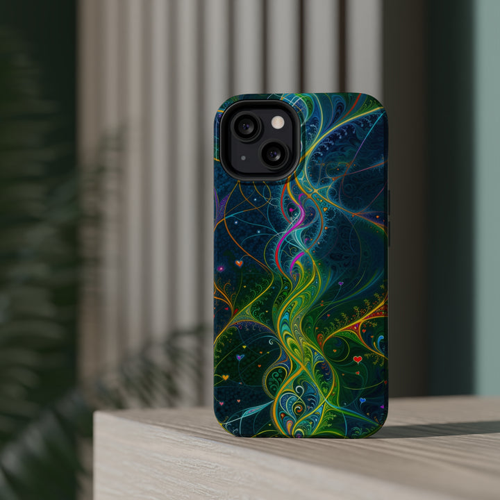 Vibrant Ethereal Swirls - MagSafe Tough Case