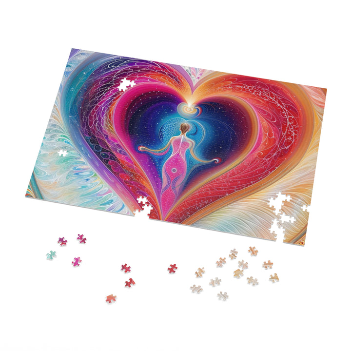 Cosmic Heart Embrace - Jigsaw Puzzle (100, 252, 500, 1000 pieces)