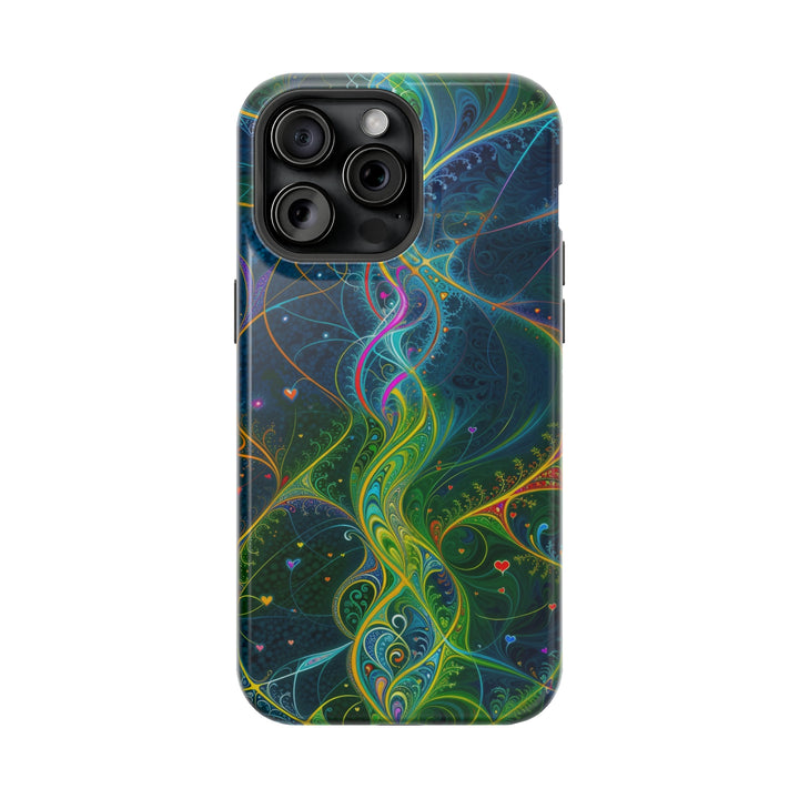 Vibrant Ethereal Swirls - MagSafe Tough Case