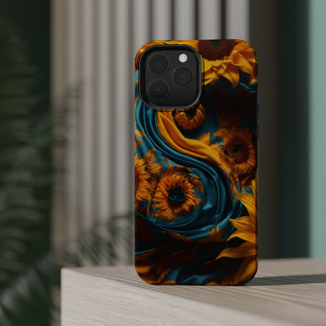 Sunflower Satin Swirl - MagSafe Tough Case