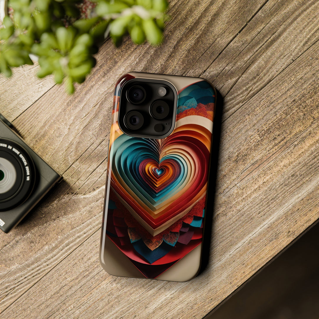 Vibrant Paper Heart - MagSafe Tough Case