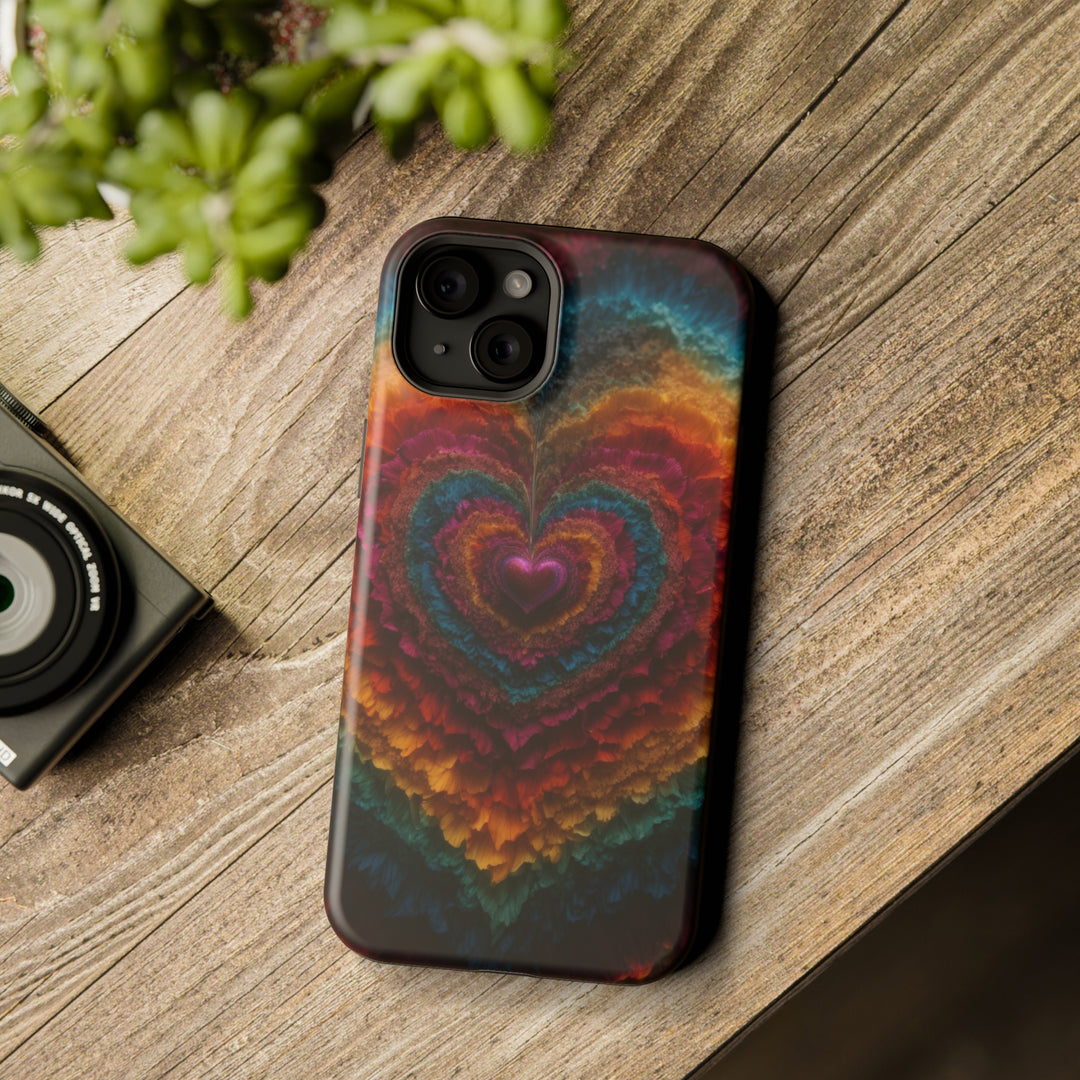 Vibrant Heart Layers - MagSafe Tough Case