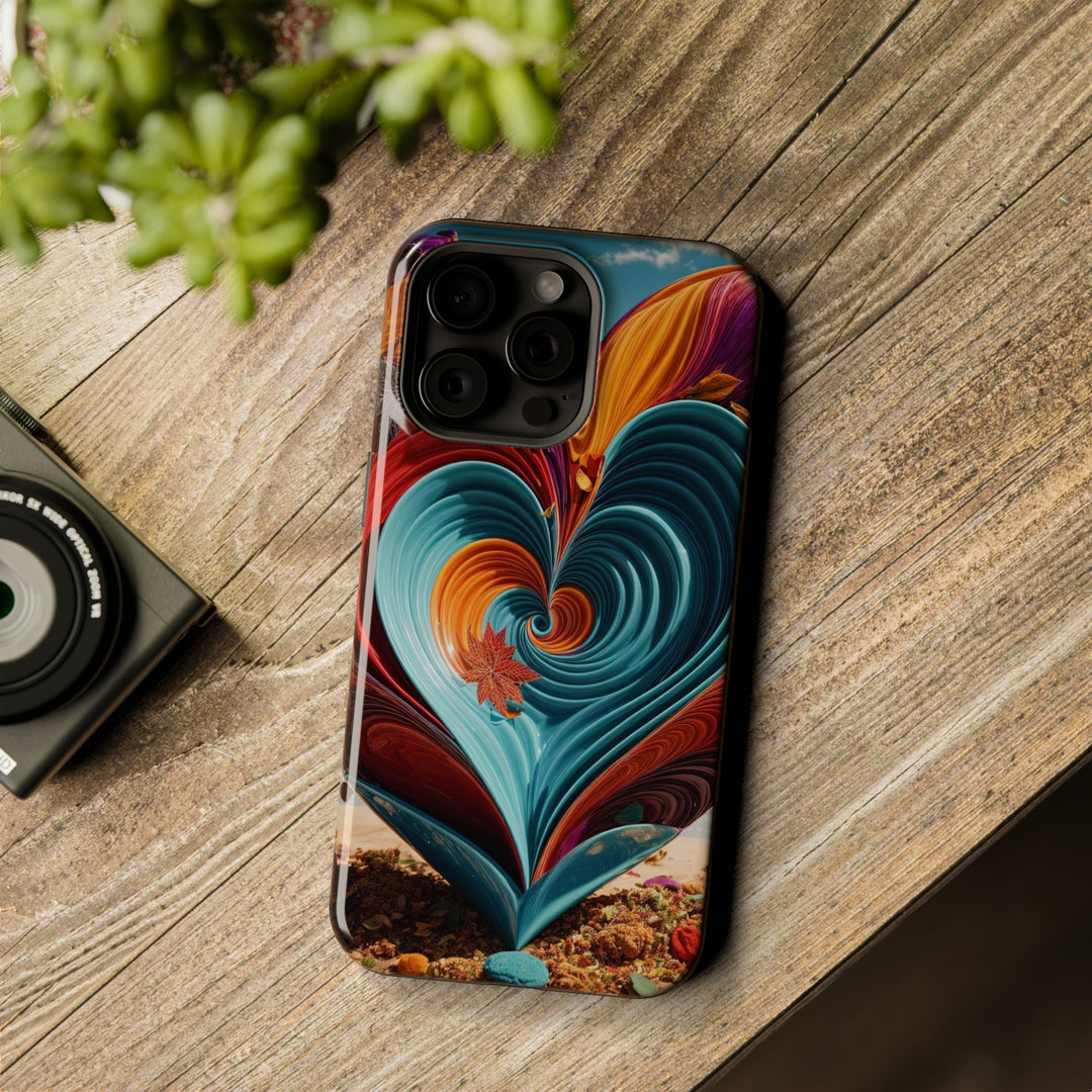 Vibrant Heart Spiral - MagSafe Tough Case