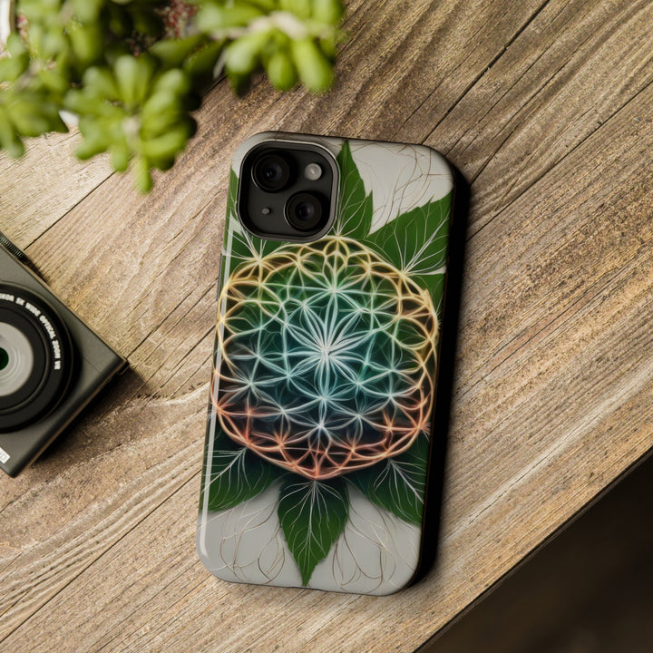 Vibrant Geometric Botanical - MagSafe Tough Case