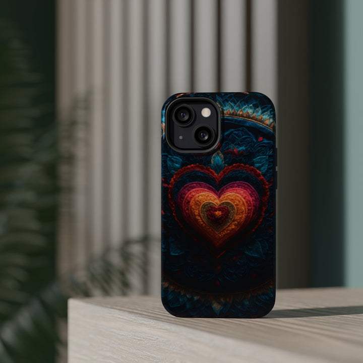 Nested Heart Tapestry - MagSafe Tough Case