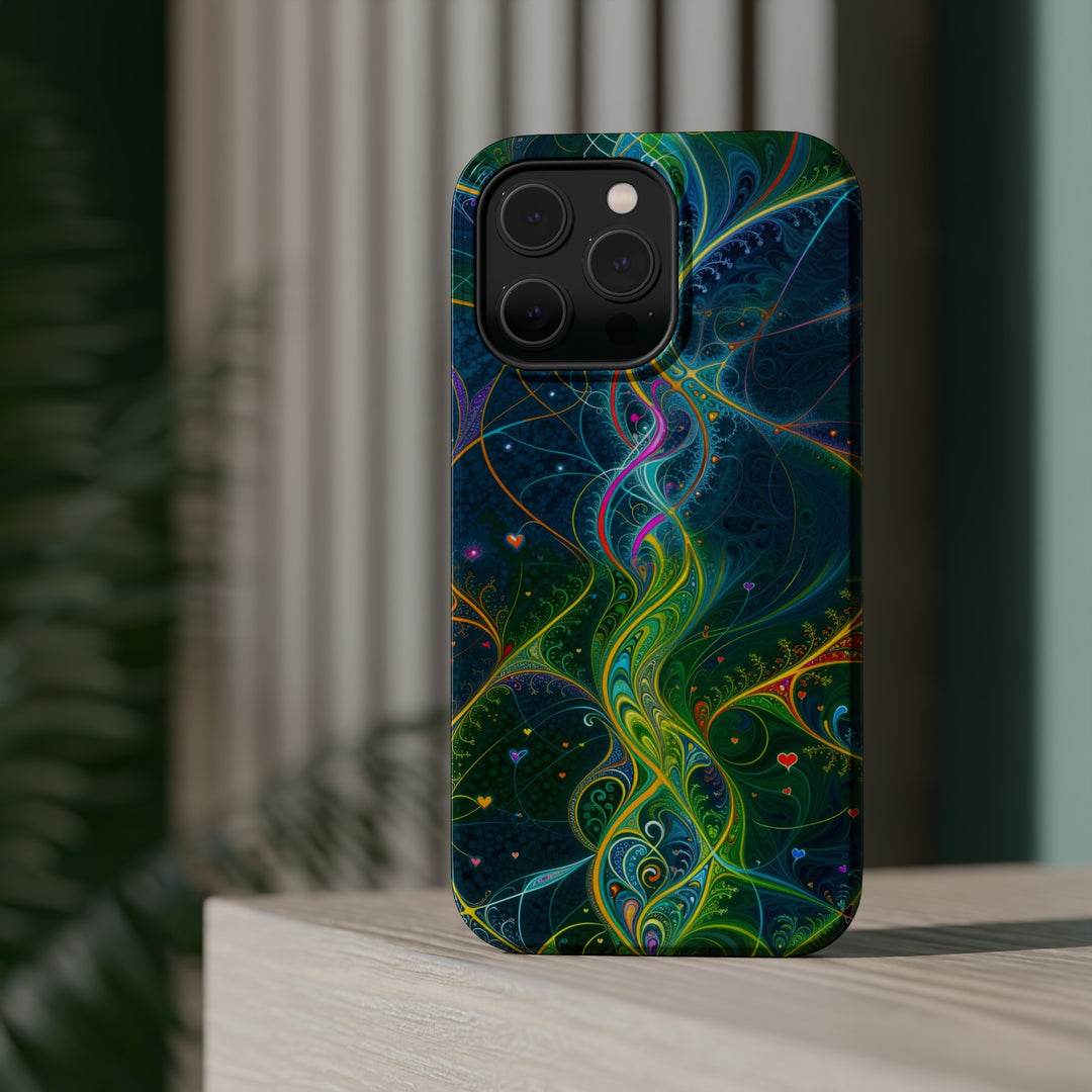 Vibrant Ethereal Swirls - MagSafe Tough Case