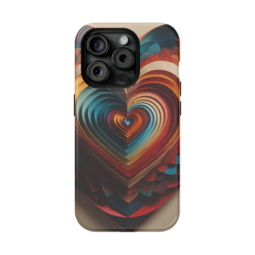 Vibrant Paper Heart - MagSafe Tough Case