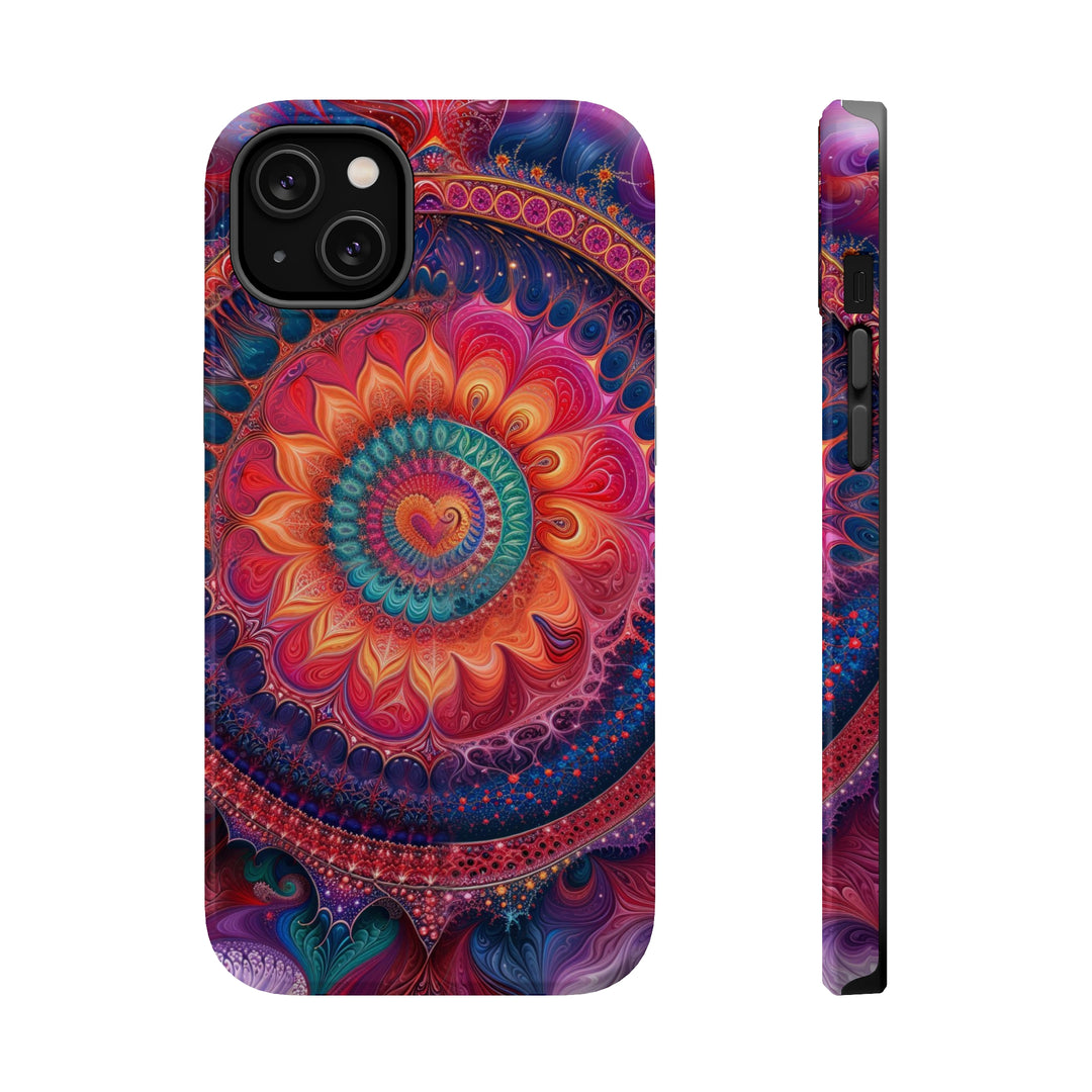 Vibrant Spiral Mandala - MagSafe Tough Case