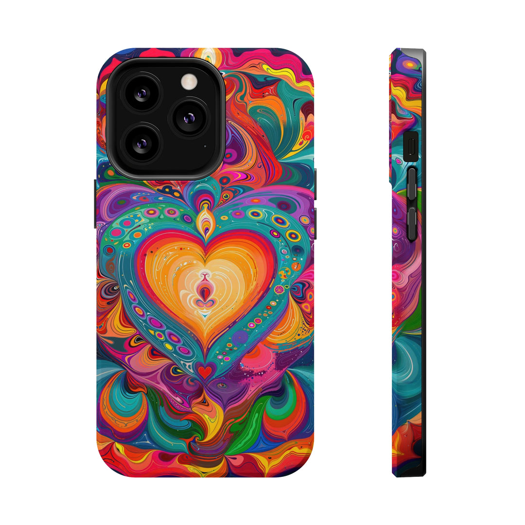 Vibrant Swirling Heart - MagSafe Tough Case