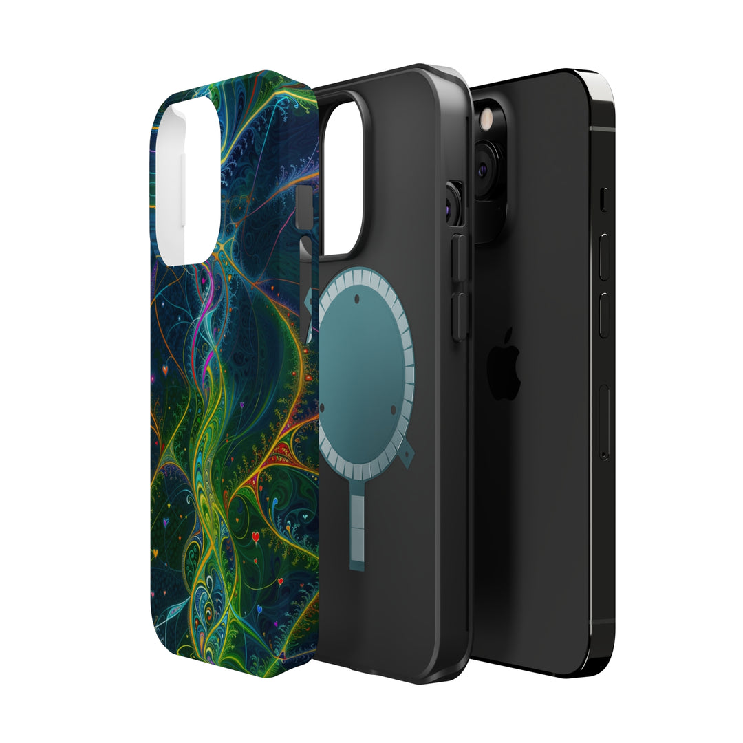 Vibrant Ethereal Swirls - MagSafe Tough Case