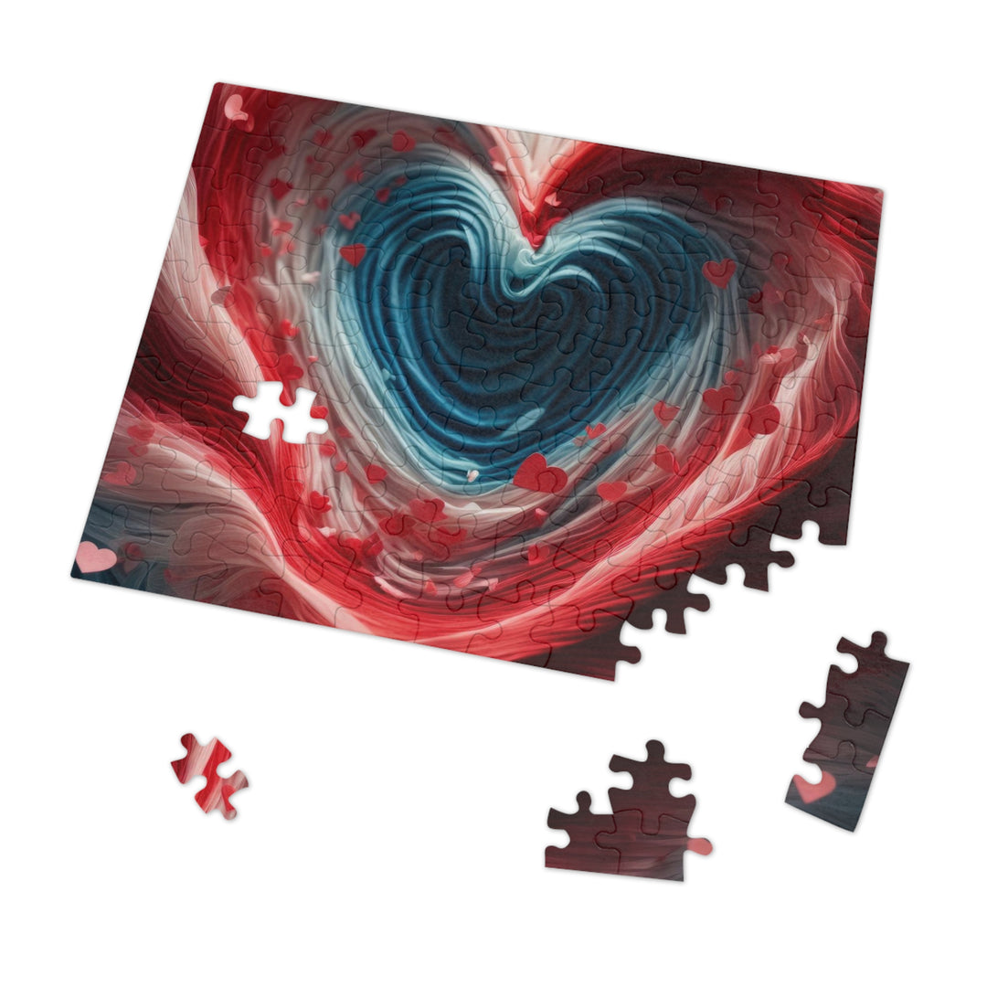 Swirling Heart Embrace - Jigsaw Puzzle (100, 252, 500, 1000 pieces)