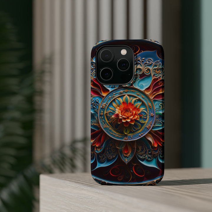 Intricate Floral Mandala - MagSafe Tough Case