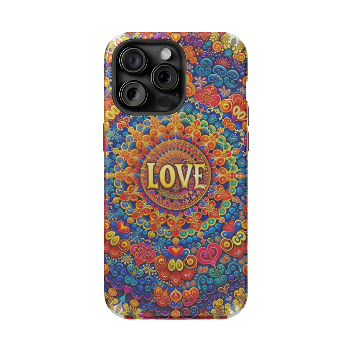 Vibrant Love Mandala - MagSafe Tough Case