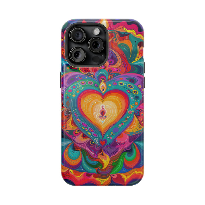 Vibrant Swirling Heart - MagSafe Tough Case