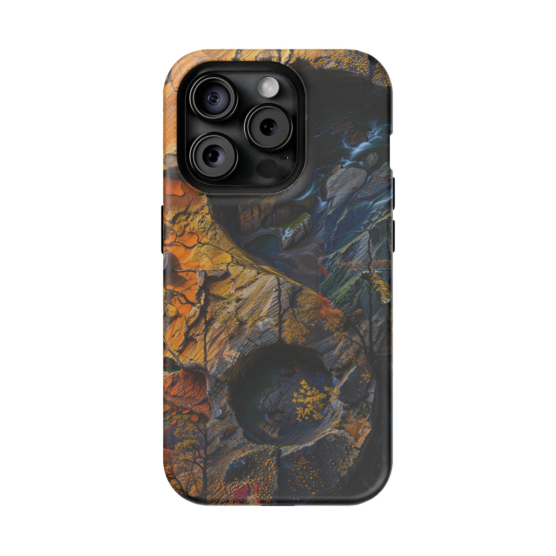 Autumn Geometric Contrast - MagSafe Tough Case