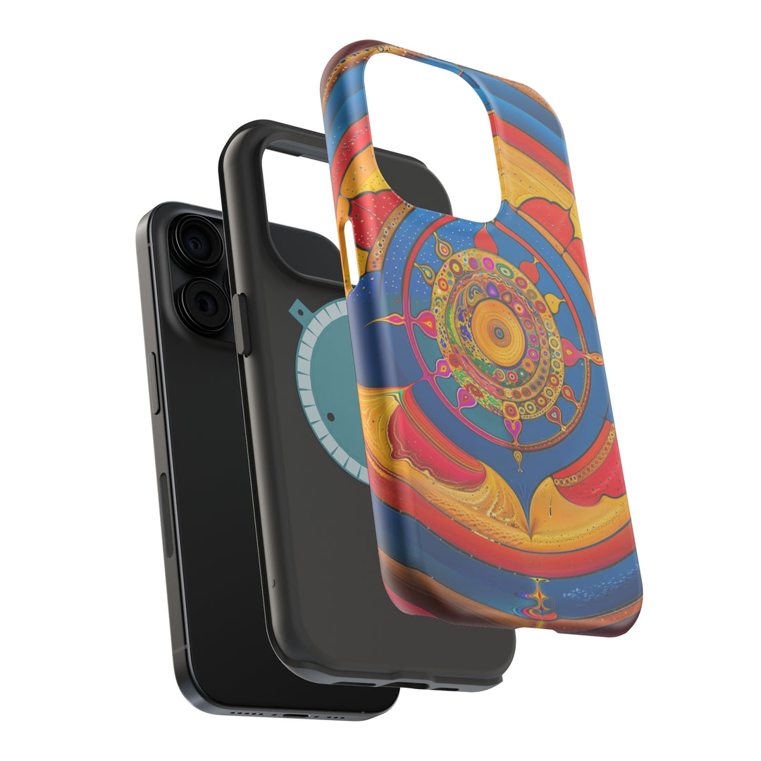 Vibrant Cosmic Spiral - MagSafe Tough Case