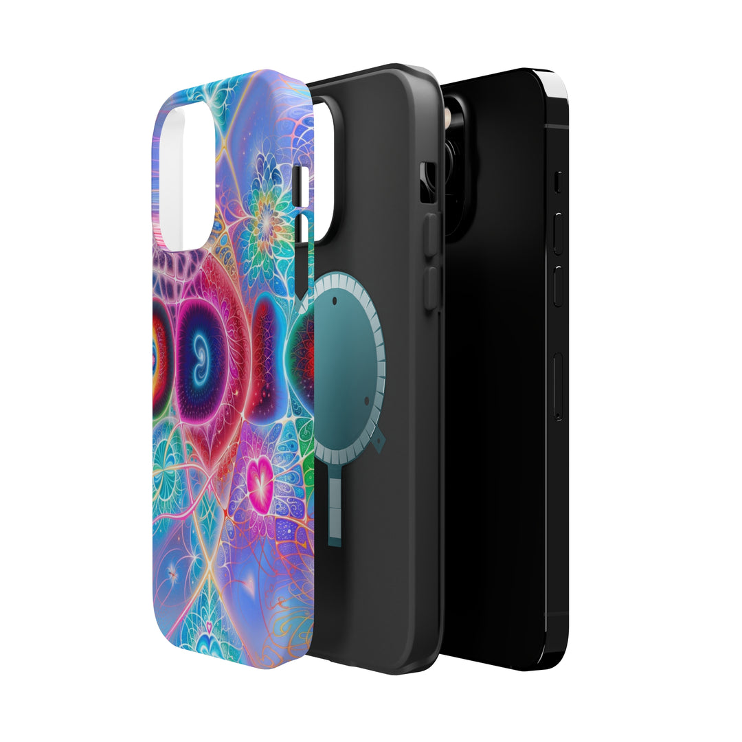 Vibrant Fractal Blossoms - MagSafe Tough Case