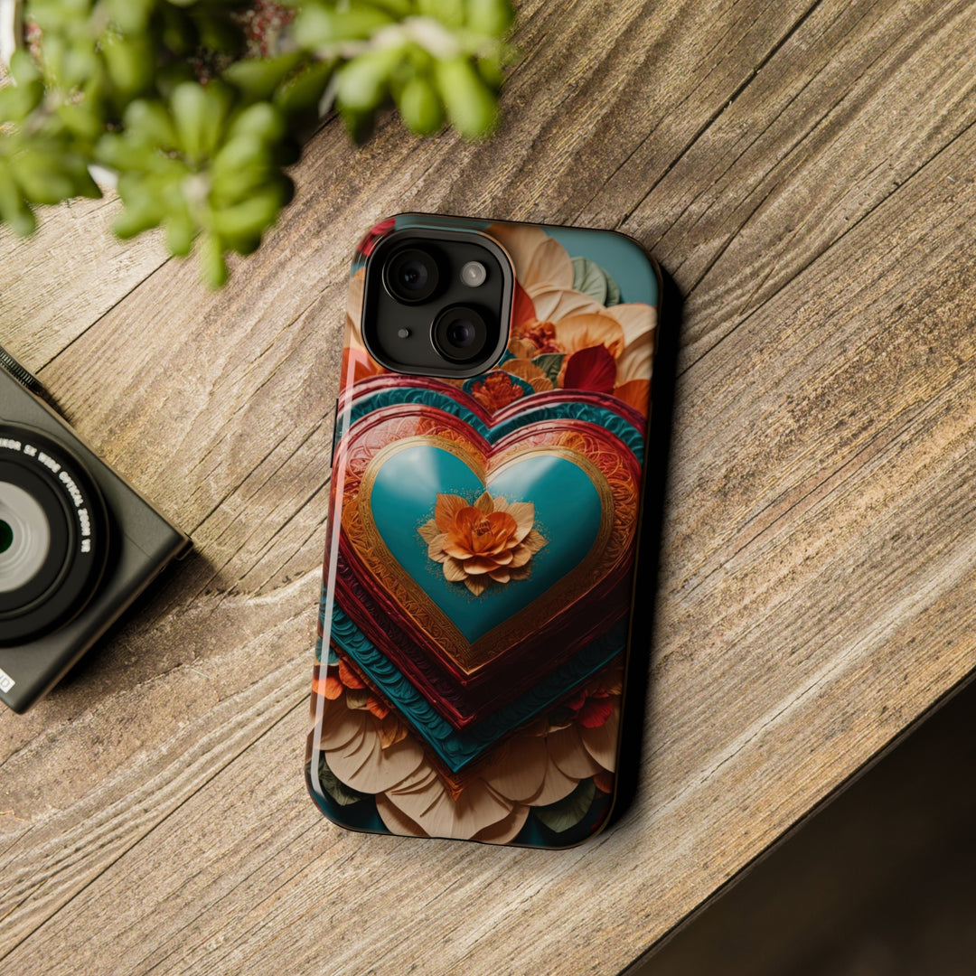 Floral Heart Embrace - MagSafe Tough Case