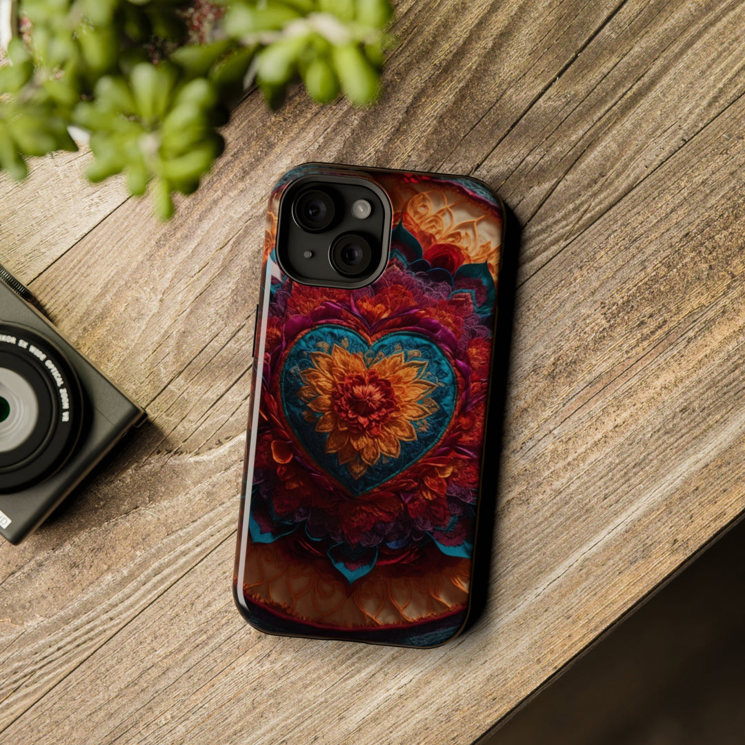 Radiant Floral Mandala - MagSafe Tough Case