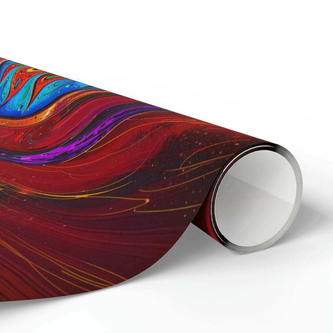 Vibrant Love Spiral - Wrapping Paper