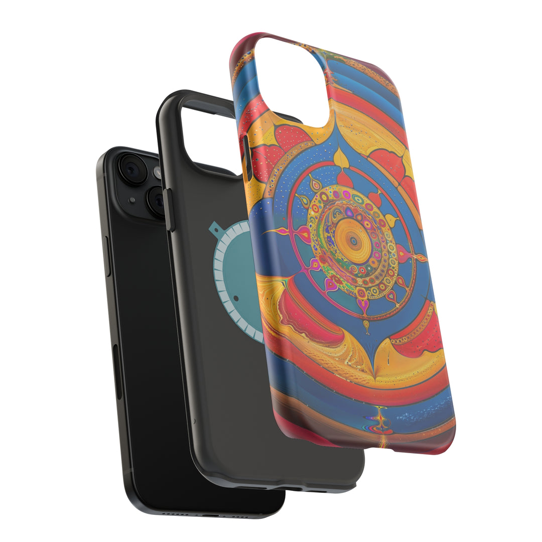 Vibrant Cosmic Spiral - MagSafe Tough Case