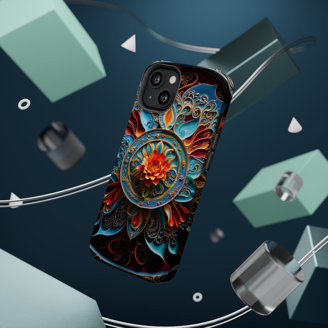 Intricate Floral Mandala - MagSafe Tough Case