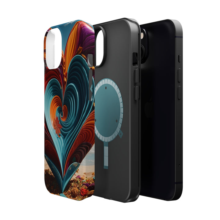 Vibrant Heart Spiral - MagSafe Tough Case