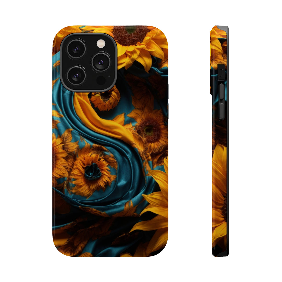 Sunflower Satin Swirl - MagSafe Tough Case