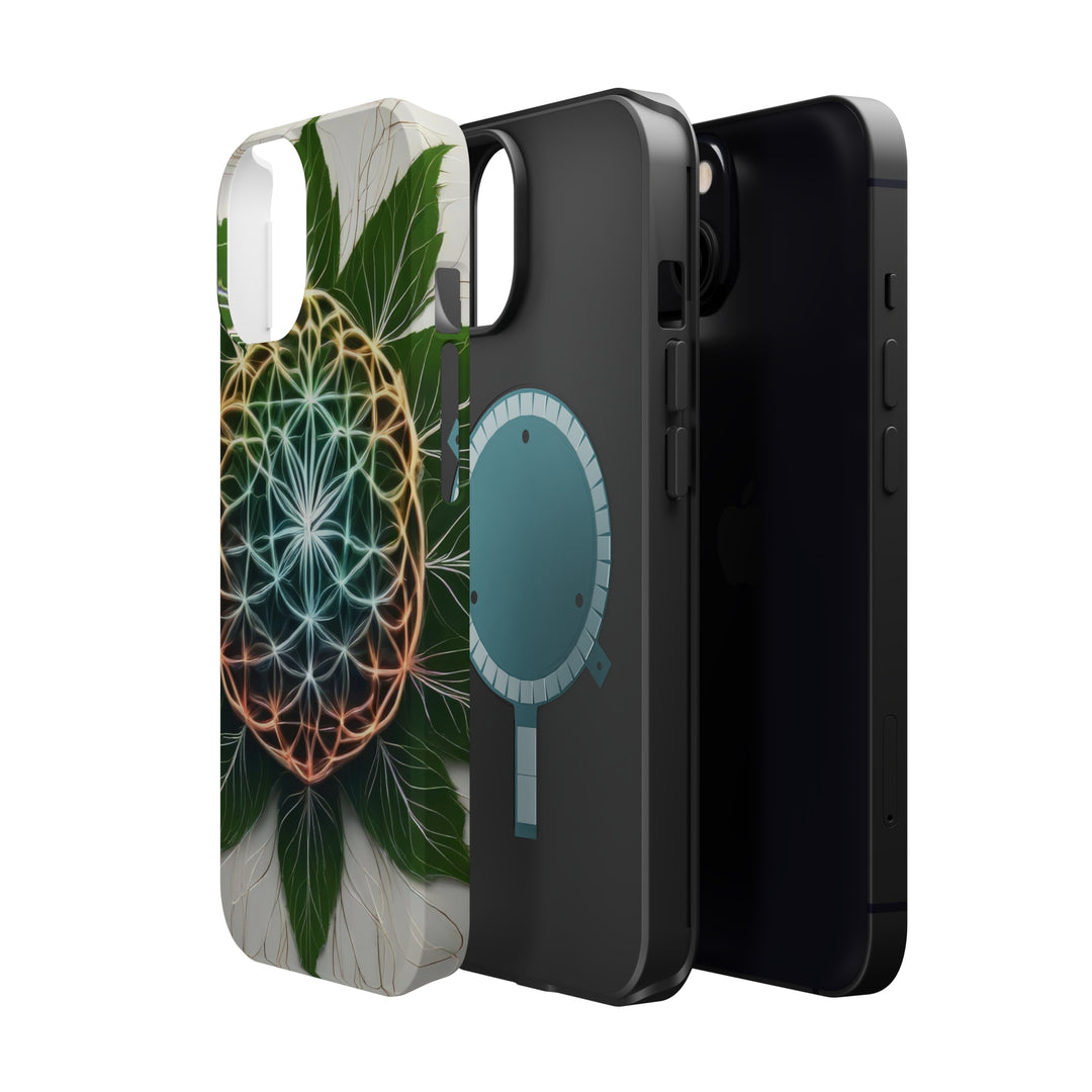 Vibrant Geometric Botanical - MagSafe Tough Case