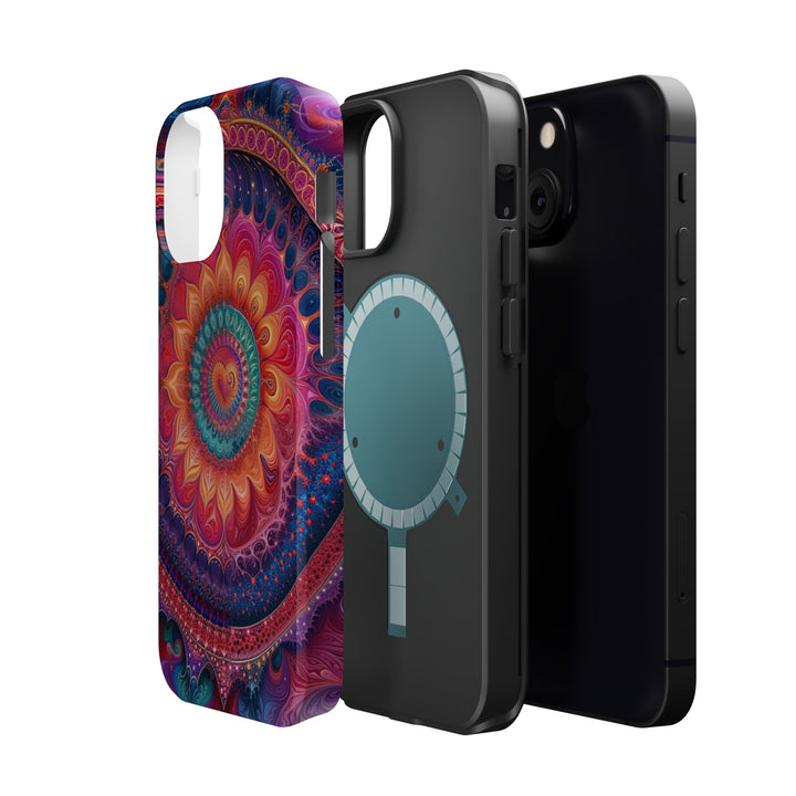 Vibrant Spiral Mandala - MagSafe Tough Case