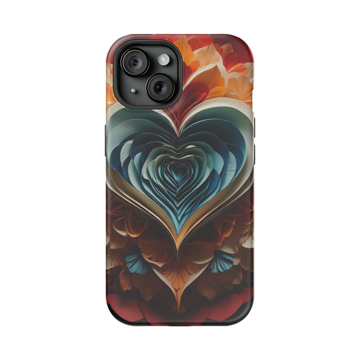 Blooming Heart Layers - MagSafe Tough Case