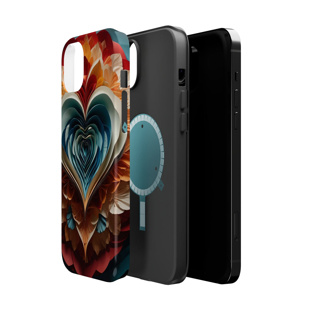 Blooming Heart Layers - MagSafe Tough Case