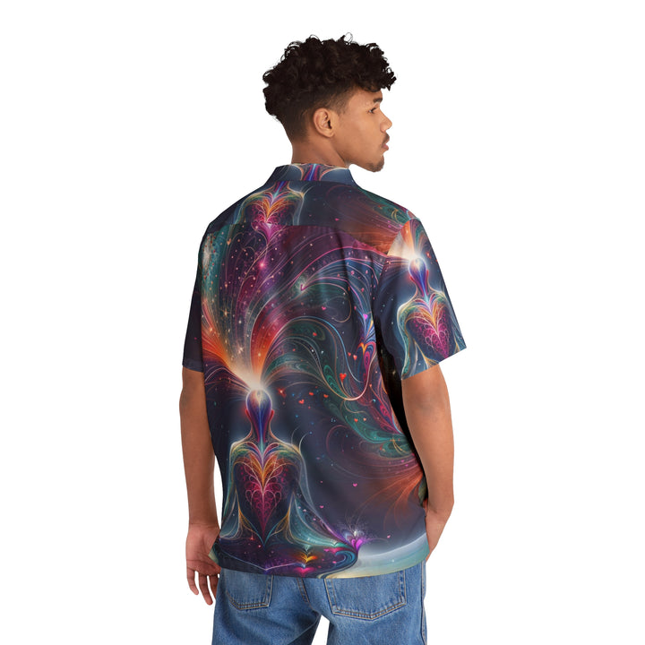 Cosmic Meditation Harmony - Men's Hawaiian Shirt