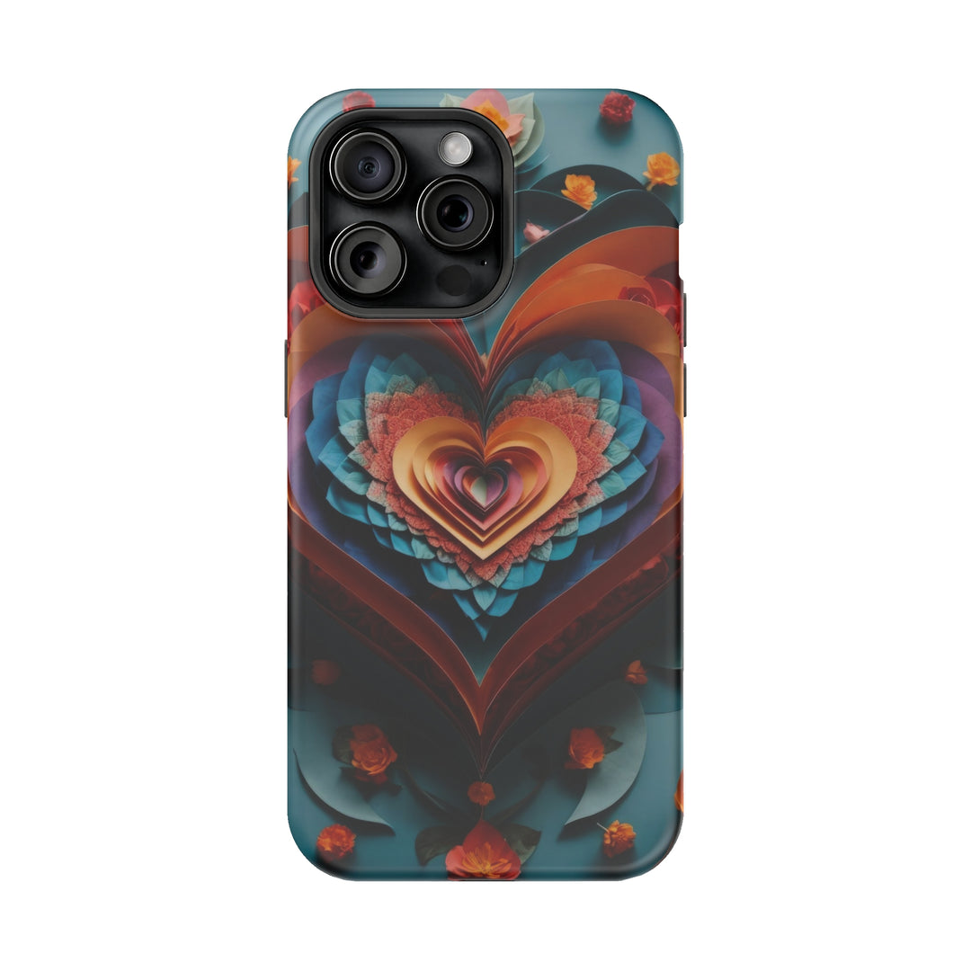 Blooming Heart Layers - MagSafe Tough Case