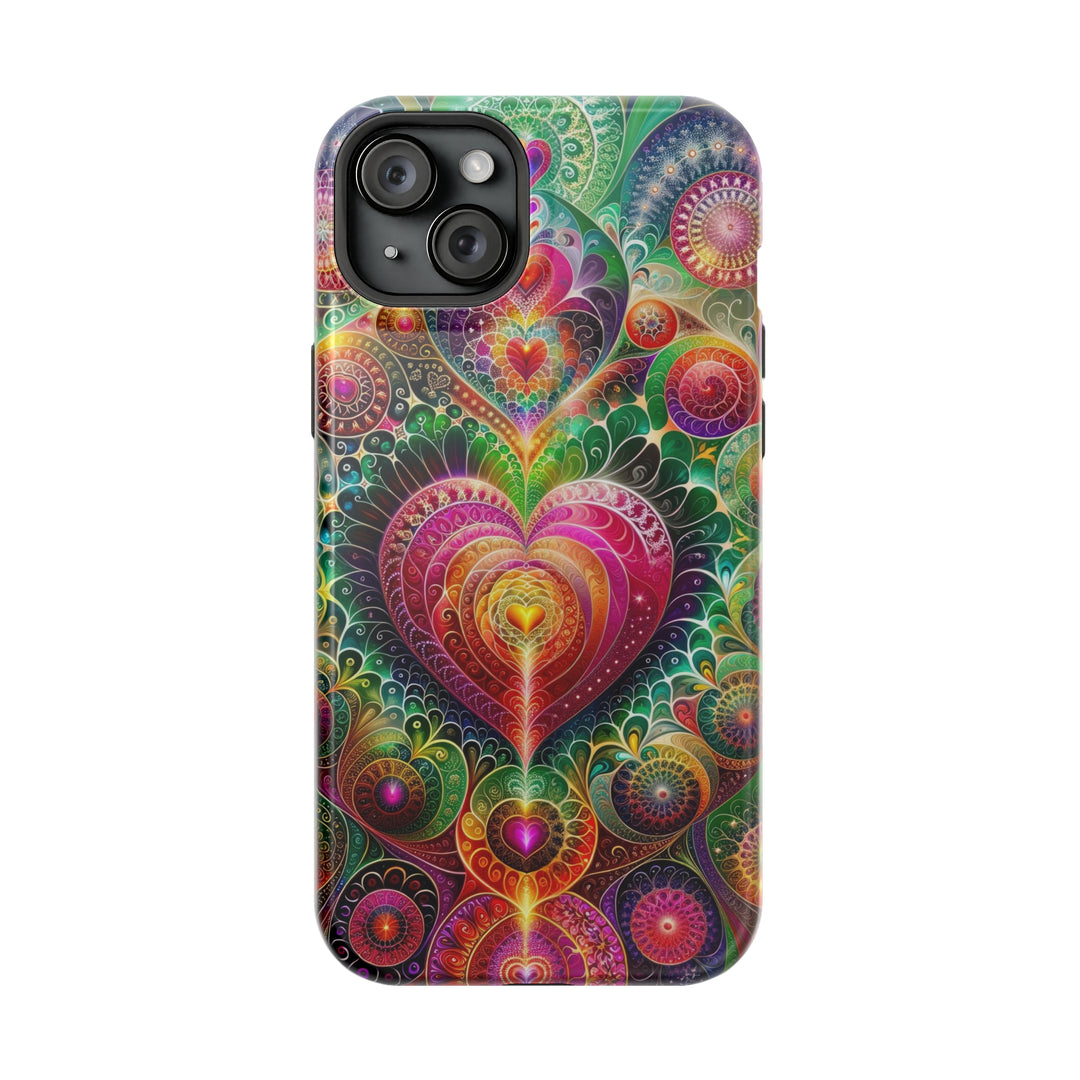 Kaleidoscopic Heart Symphony - MagSafe Tough Case